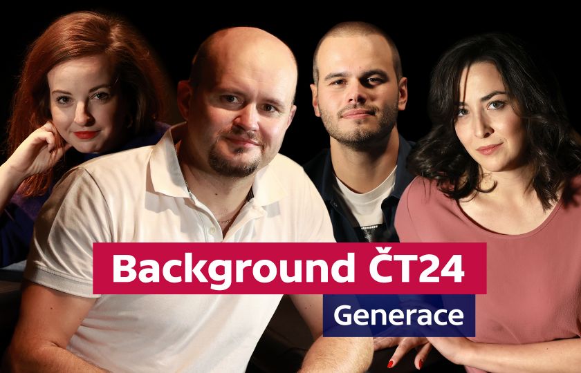 Moderátoři pořadu Newsroom nazvaná Backround ČT24: Generace. Foto: ČT.