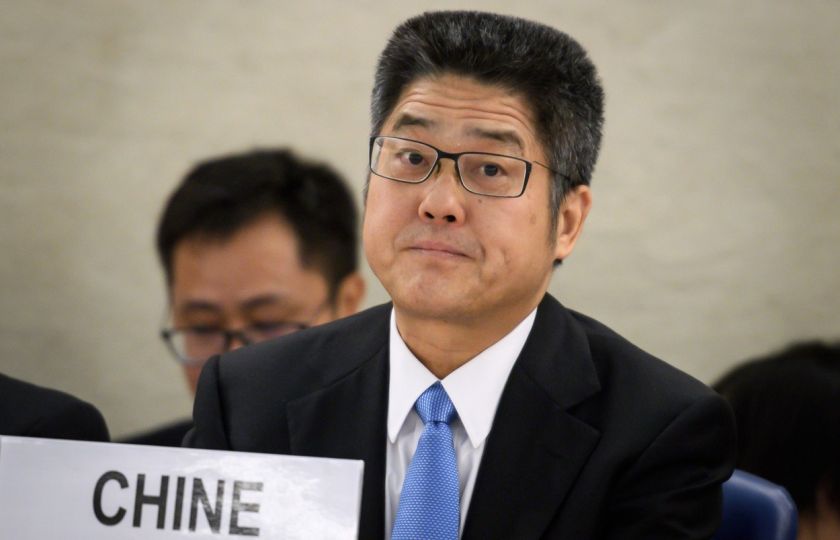 Náměstek ministra zahraničních věcí Číny Le Yucheng. Foto: Profimedia.