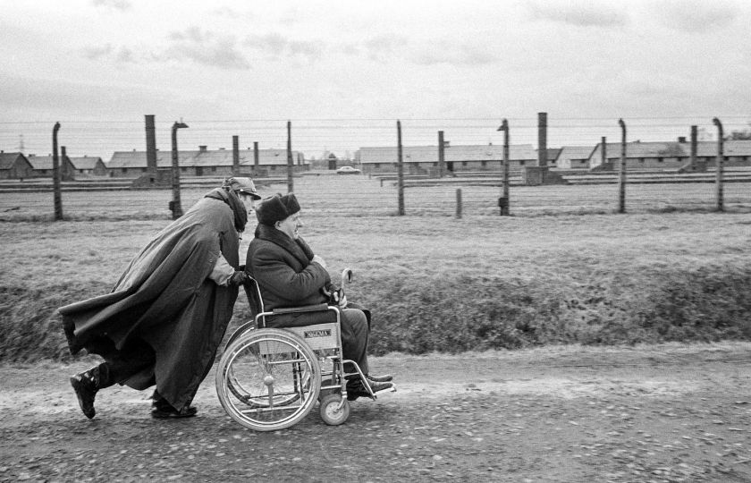 Osvětim-Birkenau, 1995. Foto: Pavel Dias, archiv Památníku ticha