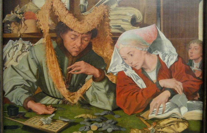 Vyberci dani a jeho zena, Marinus van Reymer, 1540.