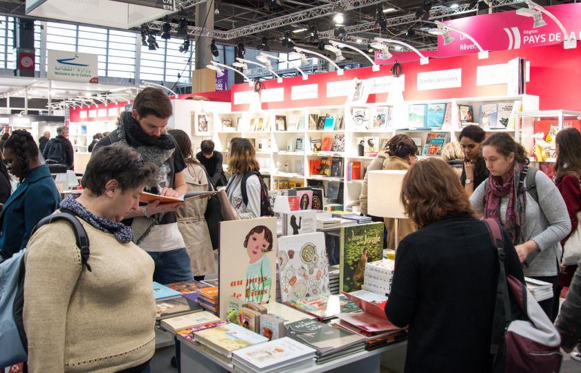 Mezinárodní knižní veletrh Livre Paris v roce 2019. Foto: Profimedia.