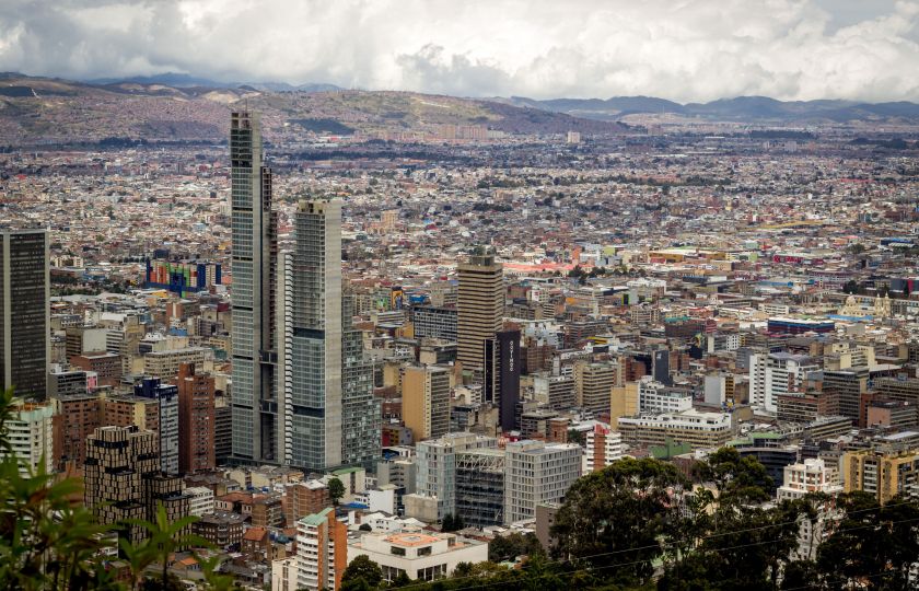 Hlavní město Kolumbie Bogota. Foto: Michael Lechner, Unsplash