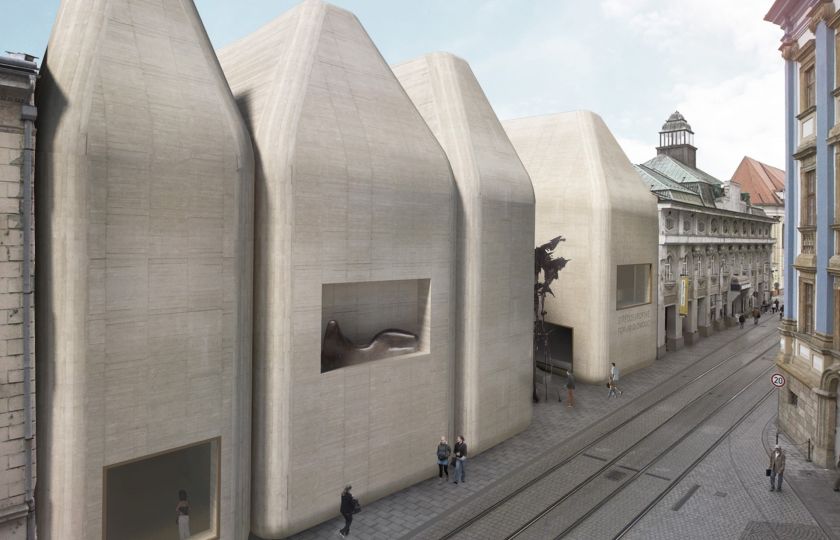 Návrh Středoevropského fóra Olomouc (SEFO) od architekta Jana Šépky.