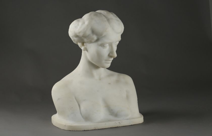 Busta Sidonie Nádherné od Clary Rilke ze sbírek Národního muzea. Foto: Národní muzeum