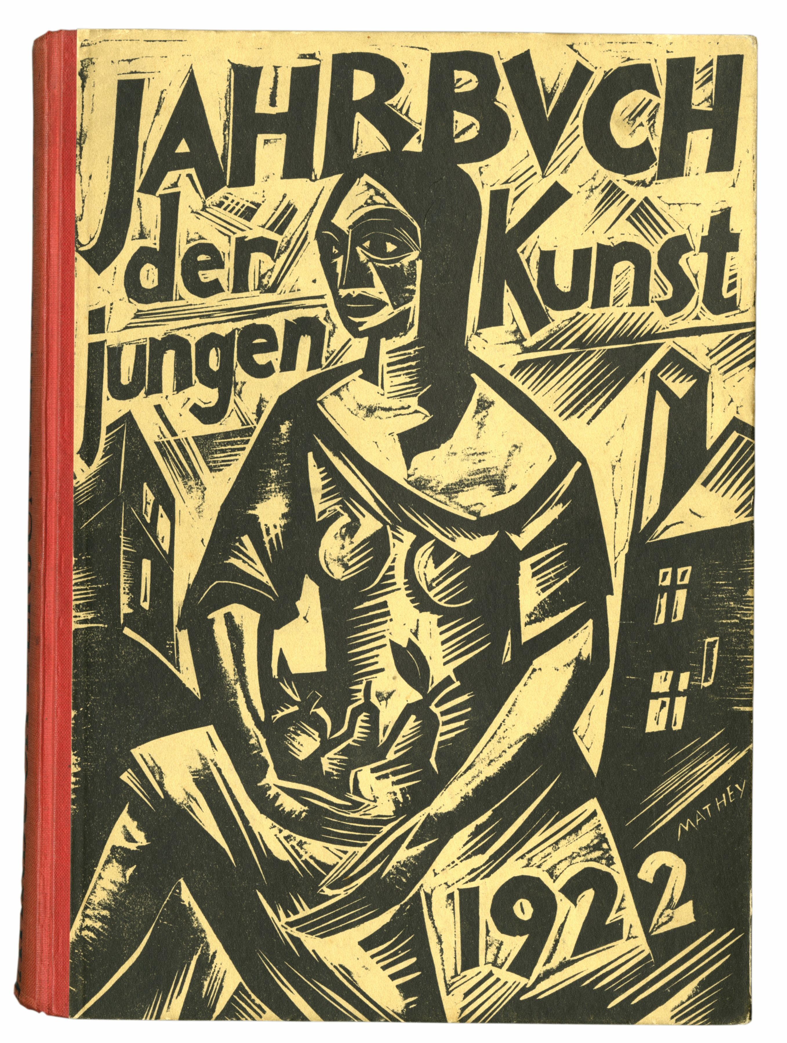 Georg Mathey (obálka / Umschlag) – Jahrbuch der jungen Kunst, 1922. Reprofoto: MOÚ